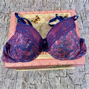 Just Be Lightly Padded Underwire Bra Size 36C Adjustable Straps